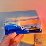 bateau de croisière insubmersible Titanic - Art fluide océanique, Décoration de yacht vintag