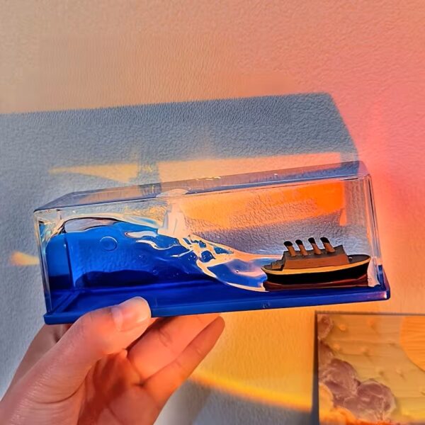 bateau de croisière insubmersible Titanic – Art fluide océanique, Décoration de yacht vintag