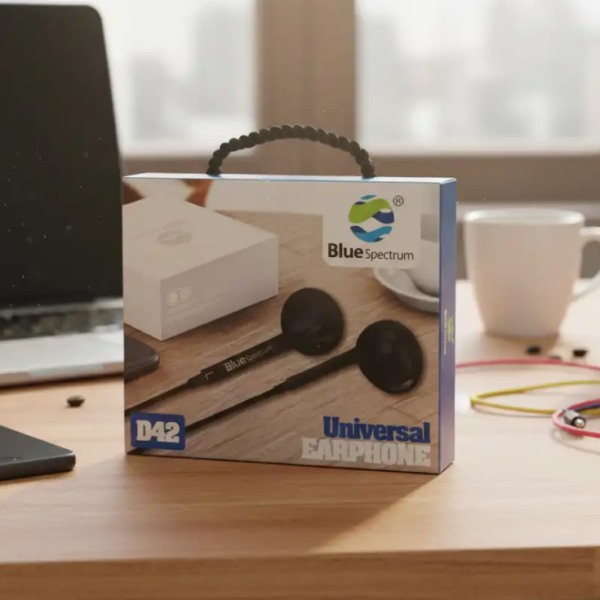 Blue Spectrum Écouteurs Jack 3.5mm – Bass Stéréo Premium