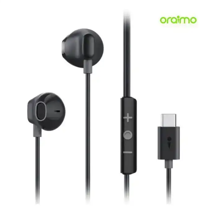 Oraimo Halo Airy Écouteurs Filaire USB-C – Semi-Intra-Auriculaire
