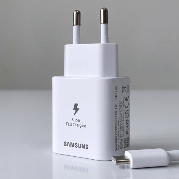 Adaptateur Secteur Samsung 25W PD (USB-C) – Charge Ultra Rapide Original