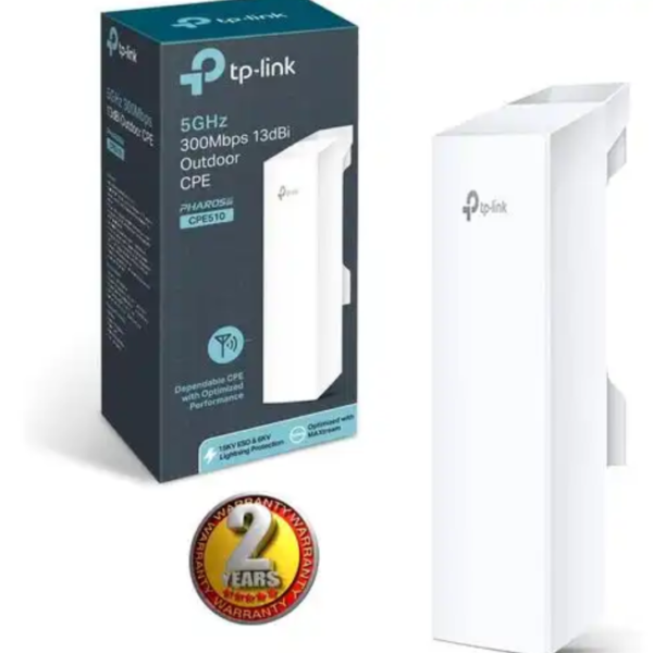 TP-Link CPE510 Point d&rsquo;Accès Extérieur Wi-Fi 5GHz 300 Mbps 13dBi